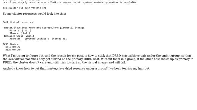 Unix & Linux: Xen + DRBD + Pacemaker on Centos7 смотреть онлайн