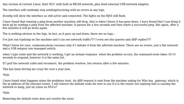 Linux network random hang Intel NUC смотреть онлайн