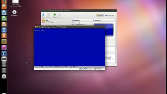 installing virtualbox and windows xp ubuntu 11.04 natty/unity смотреть онлайн