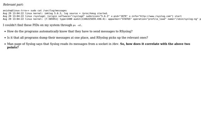 How does RSyslog receive log messages automatically? смотреть онлайн