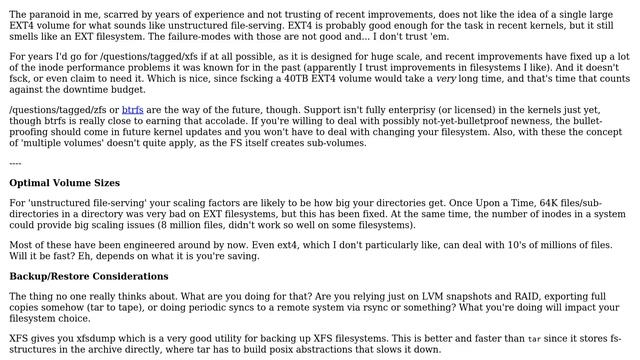 DevOps & SysAdmins: EXT4 Single Larger Volume or Many Smaller Volumes смотреть онлайн