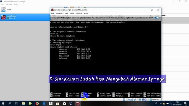 Tutorial Mengkonfigurasi Ip Address Di Linux Debian 9 смотреть онлайн