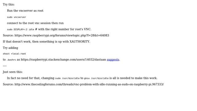 Raspberry Pi: Running idle, with root privileges, while using TightVNC Server (2 Solutions!!) смотреть онлайн