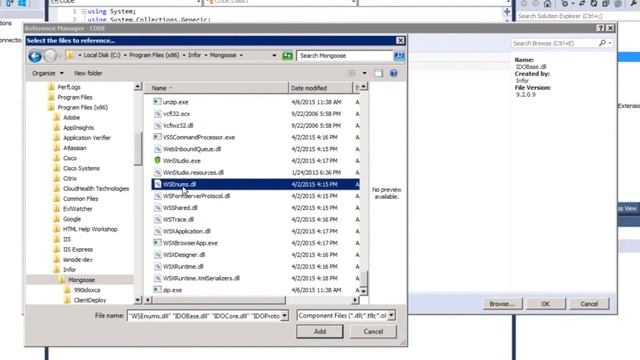 Infor Mongoose: .NET Coding Part 4 - Importing a Custom Assembly смотреть онлайн