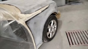 Красим А4 , Частичная покраска авто в переход