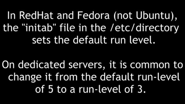 Linux Run Levels Part 2 of 2 Red Hat and Fedora смотреть онлайн