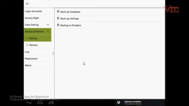 VIC.HK - Android Mobile POS Database Backup & Restore Follow Step смотреть онлайн