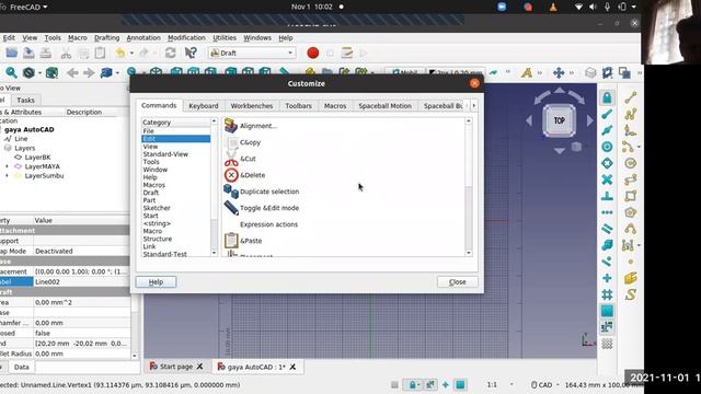 AutoCAD's user learn FreeCAD | Linux version | 1. Bingung deh.... confusing смотреть онлайн