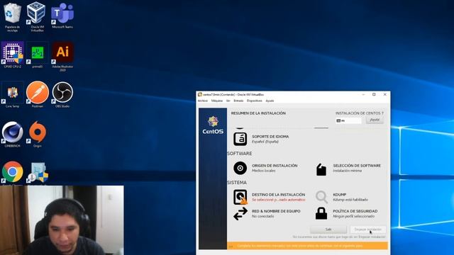 Instalación CentOS 7.8 minimal смотреть онлайн