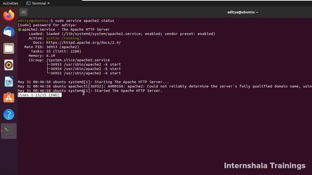 video _5#installing Apache in Linux (Ubuntu) смотреть онлайн