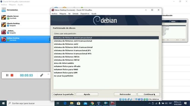 Instalación Debian Desktop смотреть онлайн