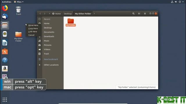 Working with files and folders in ubuntu desktop смотреть онлайн
