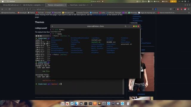 Como instalar e configurar o Oh My Zsh no Debian, derivados e outras distros смотреть онлайн