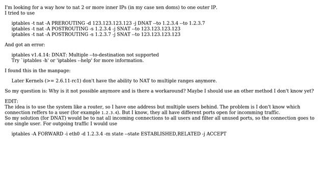 DevOps & SysAdmins: IPTables: NAT multiple IPs to one public IP (2 Solutions!!) смотреть онлайн