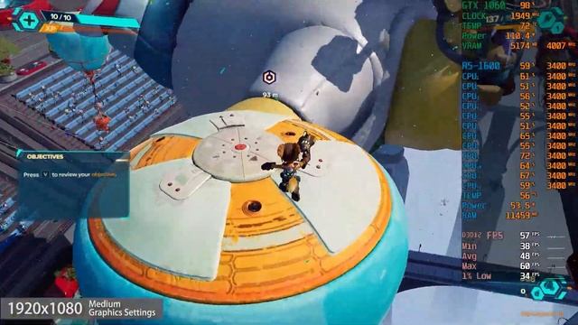 Ratchet & Clank: Rift Apart (Update 1.922) | GTX 1060 6GB | Ryzen 5 1600 смотреть онлайн
