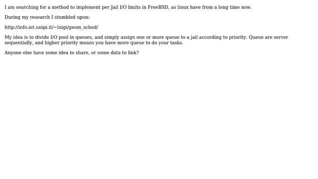 DevOps & SysAdmins: I/O limits in FreeBSD смотреть онлайн