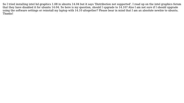 Ubuntu: Intel graphics(hd 4000) in ubuntu 14.04 смотреть онлайн