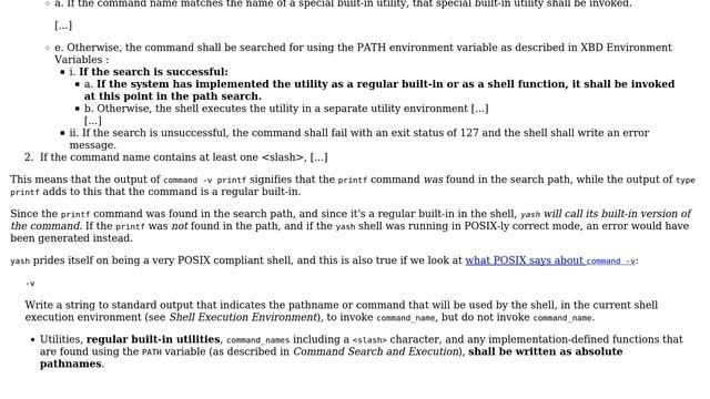 Slightly confused about whether printf in the yash shell is a built-in command or not смотреть онлайн