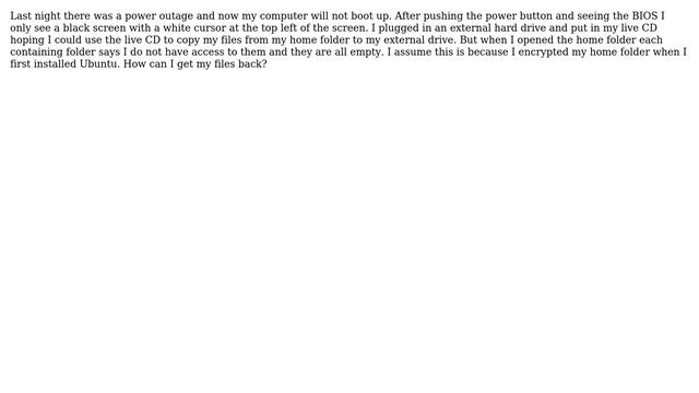 Unix & Linux: How to get my files from my encrypted home folder on Ubuntu 12.04? смотреть онлайн