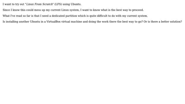 Ubuntu: What is the best method to build Ubuntu Linux from scratch? смотреть онлайн