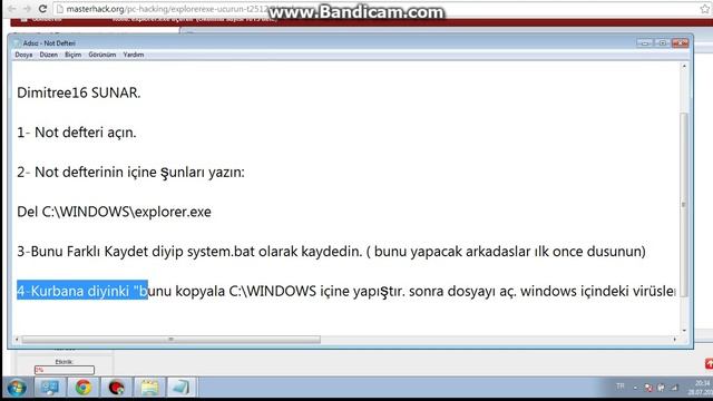 explorer.exe silme dosyası смотреть онлайн