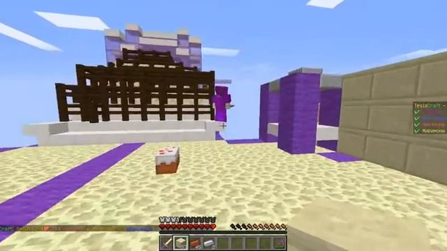 Играем с Дашей на TeslaCraft(айпи в описании)