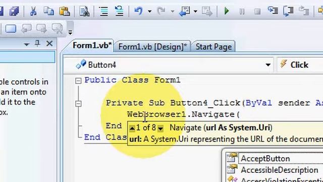 How to make a Basic Web Browser.avi смотреть онлайн