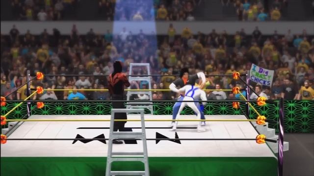 WWE2k14 - Darth Maul vs Earthworm Jim vs Android 17 - TLC Match [TMN Green] смотреть онлайн