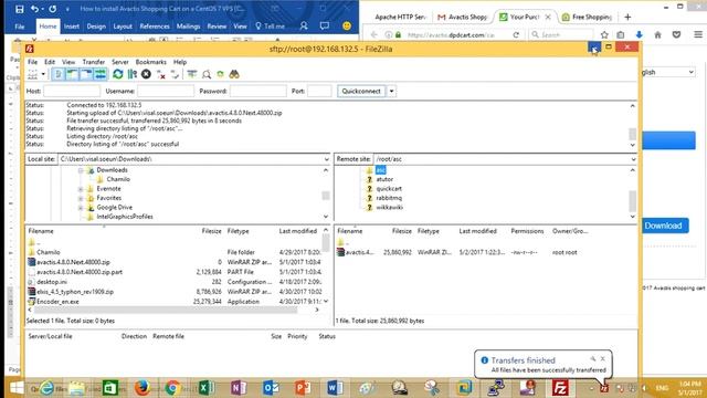 How to install Avactis Shopping Cart on a CentOS 7 VPS Part 1 смотреть онлайн