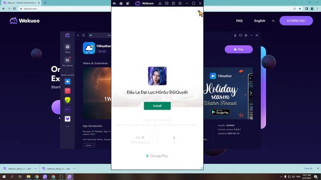 1Weather Forecast & Radar PC - Cách tải & dùng mượt trên Máy tính/ Laptop смотреть онлайн