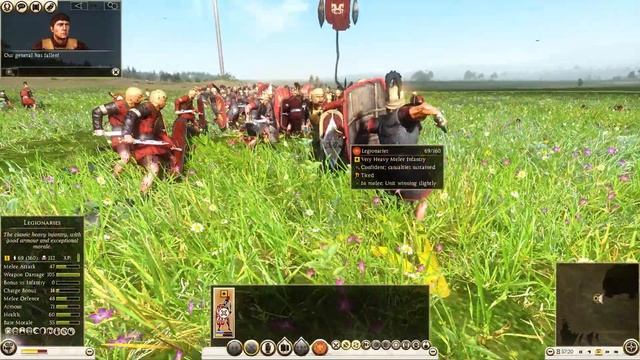 ROME II Total war : Legionaries VS Scutarii смотреть онлайн