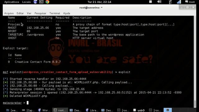 Creative Contact Form. - metasploit ataque. смотреть онлайн
