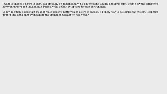 difference between ubuntu and linux mint is only desktop? смотреть онлайн