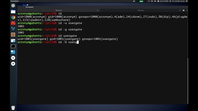 Basic about ID command in Lunix смотреть онлайн