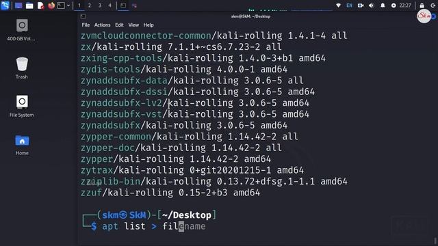 kali linux Package Tool list comand & export to file #kalilinux #linux смотреть онлайн