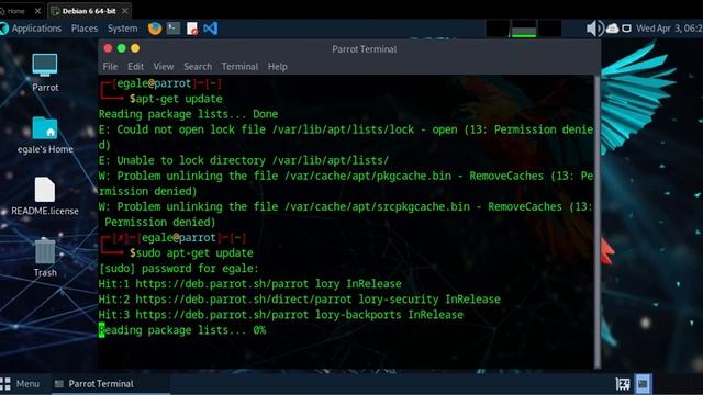 How to update parrot OS (Linux parrot) смотреть онлайн