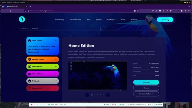 Linux Distro and Installation of ParrotOS смотреть онлайн