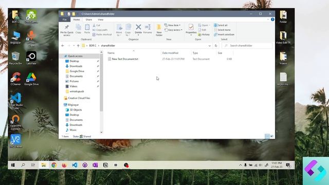 Share Folder in Windows 10 \ 8 \ 7 | Network File Access Sharing смотреть онлайн