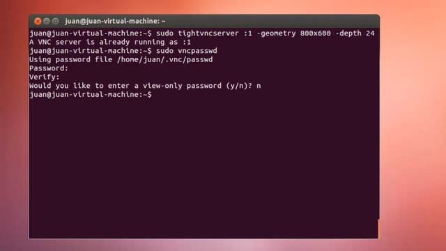 vnc en Ubuntu смотреть онлайн