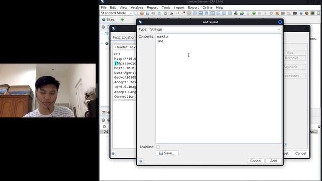 Simulasi Bruteforce Atk dengan OWASP ZAP kali linux pada target DVWA #KeamananSistemdanSiberUDINUS смотреть онлайн