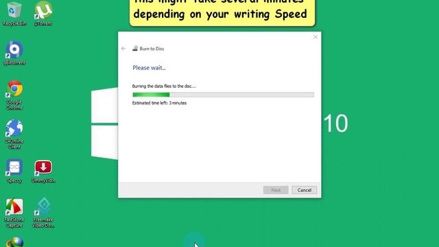How to burn a CD DVD in Windows 10 Using Windows Default CD DVD Burning Program смотреть онлайн