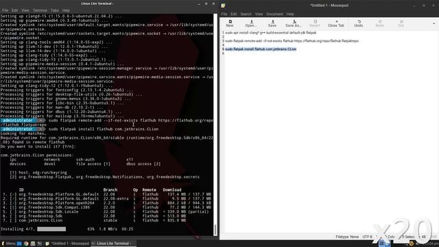 How to install CLion on Linux Lite 6.2 смотреть онлайн