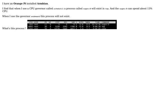Unix & Linux: What's the process "sugov:0" смотреть онлайн