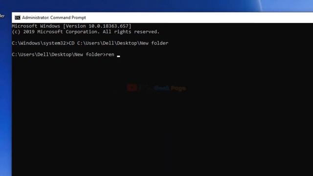 Change File Extensions Using Command prompt смотреть онлайн