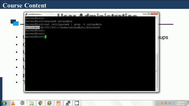 1 Overview of User Administration Linux смотреть онлайн