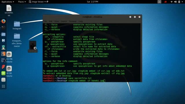Steghide hiding data behind an image - Kali Linux смотреть онлайн