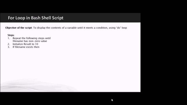 Ch-15-Sec-4-For loop in Bash Shell Script смотреть онлайн