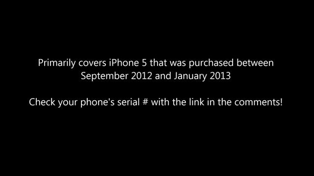 Free iPhone 5 Battery Replacement Program Extended смотреть онлайн