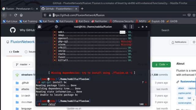 Installasi Fluxion pada Kali Linux | Nabila Fifin Amelia | 193307054 смотреть онлайн