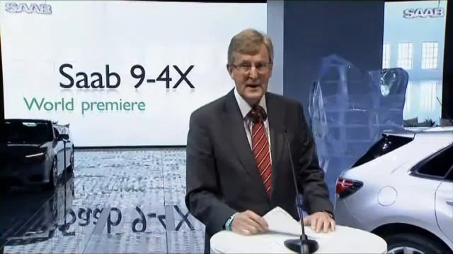 Saab 9-4 X Crossover Reveal at the 2010 LA Auto Show смотреть онлайн